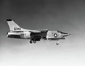 In Flight: Vought XF8U-3 Crusader III / 3