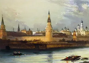 Moscou: Vue du Kremlin
