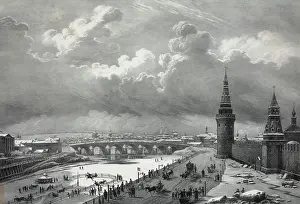 Prise: Vue du pont de Pierre, prise du cremlin