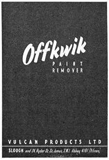 Remover: Vulcan Products Offkwik Paint Remover