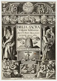 Vulgate: VULGATE BIBLE TITLE PAGE