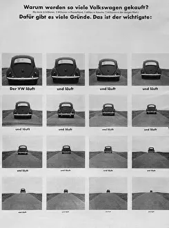Power Driven: VW Beetle, advertising, circa 1965