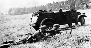 Volkswagen: VW Kuebelwagen during a demonstration, 1942