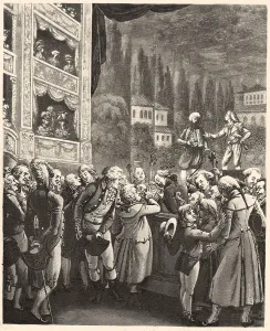 Seraglio: W. A. Mozart at a representation in Berlin