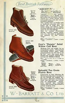 Boot: W Barratt & Co Ltd shoe catalogue, boots