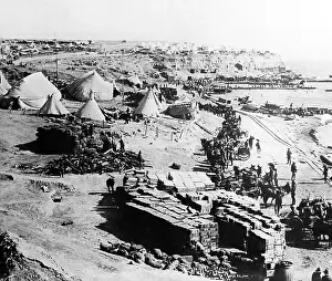 Dardenelles: W Beach Gallipoli during the First World War