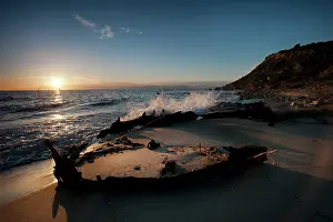 Burnu: W Beach - looking towardsTekke Burnu