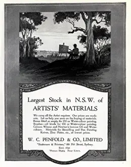 Stationers: W. C. Penfold & Co Advertisement