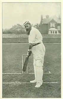 Pitch: W G Grace, legendary cricketer, batting
