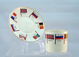 Transfers: W H Goss coffee cup and saucer