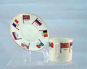Transfers: W H Goss coffee cup and saucer