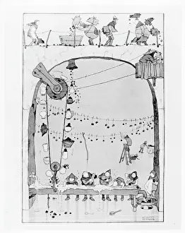 Atherton: W. Heath-Robinson: Coal washing shed