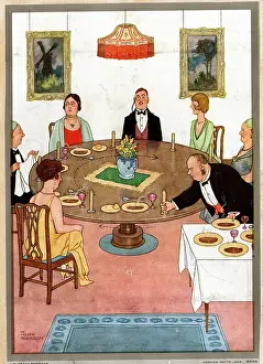 Contraption: W Heath Robinson - The New Revolving Dining Table