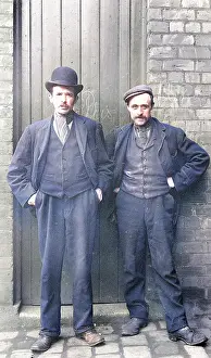 Battersby: W Moult and J Fidler, workers at hatworks