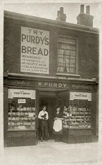 Shopkeepers: W. Purdy bakery, c.1915