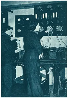 Airwomen: W.A.A.F. Airwomen Testing Equipment