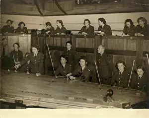 Waaf: WAAF Plotters at work in the Operations Room