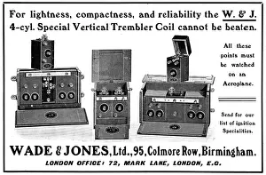 Trembler: Wade & Jones. Vertical Trembler Coil