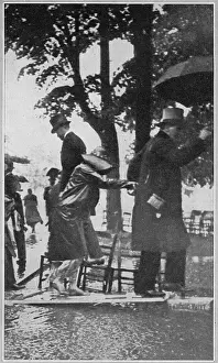 Jun24: Wading through the rain at Royal Ascot, 1930