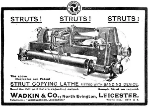 Strut: Wadkin Strut Copying Lathe 1919