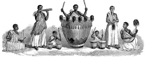Speke: Waganda Band, 1863