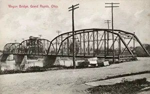 Rapids: Wagon Bridge, Grand Rapids, Ohio, USA