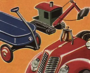 Plaything: Wagon, Car and Shovel