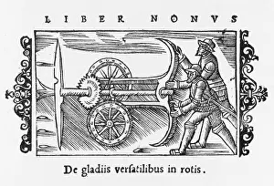 Rotating: WAGON W/ ROTATING BLADES