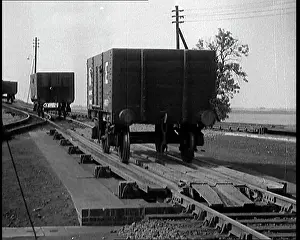 Marshalling: Empty Wagons Moving On Their Own In An Automated