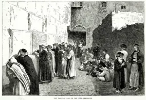 Worshipers: Wailing Wall, Jerusalem