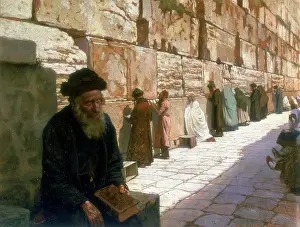 Wailing: The Wailing Wall, Jerusalem. Wassilif Ivanowitsch