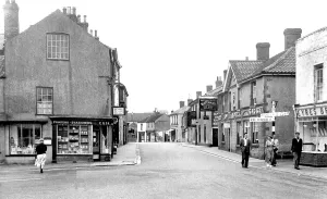 Wainfleet: Wainfleet All Saints, High Street c1955
