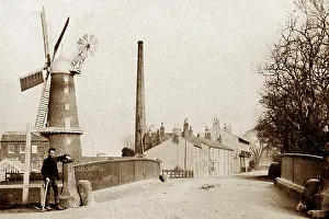 Wainfleet: Wainfleet Windmill, early 1900s
