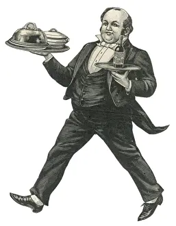 Strides: WAITER BEARS TRAYS 1900