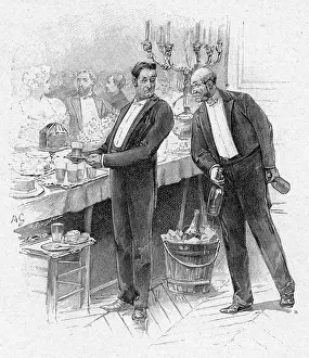Wines: WAITER HIDES WINES 1894