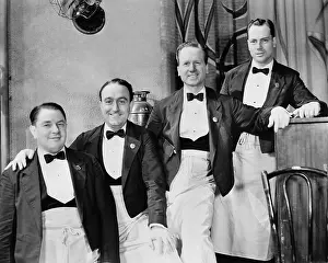 Coworkers: Waiters waiting tables