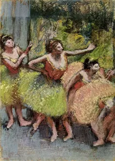Repose: Waiting Ballerinas, by Degas