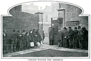 Dispensary: Waiting for casual ward 1900