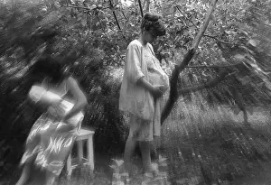 Orenburg: Waiting photo art work, 1992