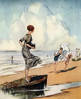 Sunbathers: Waiting For Photo Op