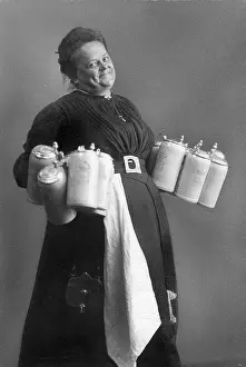Waitress: A waitress from Munich, 1909