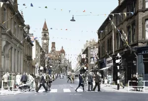 C1953: Wakefield, Wood Street c1953
