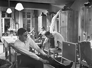 Waking: Waking up in a barracks in Three Non Coms, 1939