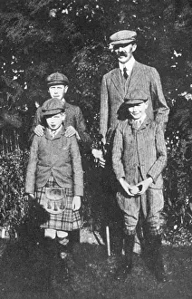 Hansell: The Wales children with their tutor