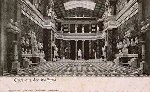 Neo Classical: The Walhalla - Interior - Danube River, Bavaria, Germany