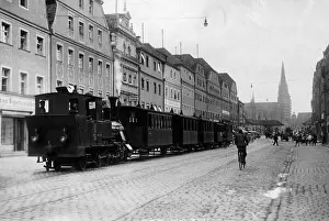 Danube: Walhalla railway in Regensburg, 1936