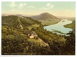 Ratisbon: The Walhalla with view in the Danube Valley, Ratisbon (Regen