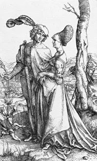 Duerer: The Walk by Albrecht Duerer