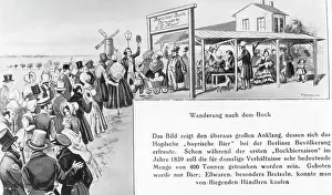 Tons: Walk to a bock beer bar, Berlin 1839