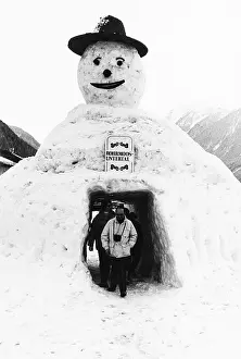 Walkable: Walkable snowman in Rohrmoos-Untertal